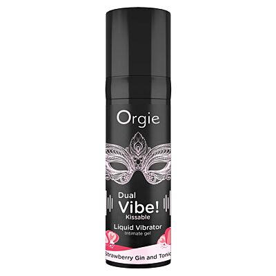 Stimulerende gel Orgie Dual Vibe Strawberry Gin & Tonic