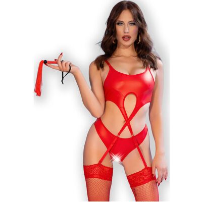 Lingerieset Chilirose CR 4625 Crotchless Rood