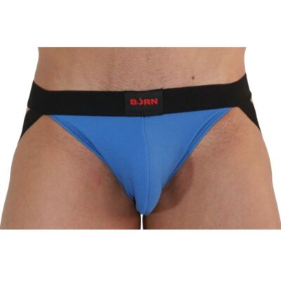 Jockstrap BURN 008 Blauw/Zwart - Sensuele Stijl