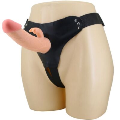 PRETTY LOVE Mavis strap-on met 19 cm dildo