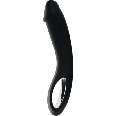 MYSTIM CHARGING CHESTER E-STIM DILDO, SEXY BLACK