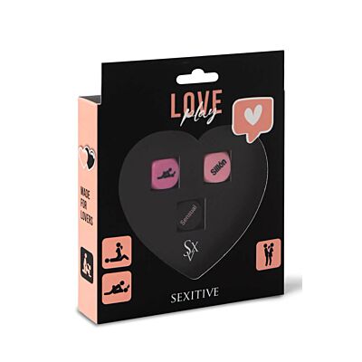 SEXITIVE Love Play seksdobbelstenen set van 3