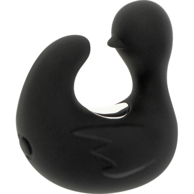 Vibrerend Vingerstuk Black&Silver Ducky - Discreet en Krachtig