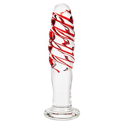 Buttplug S Pleasures Crystal TAURUS van glas