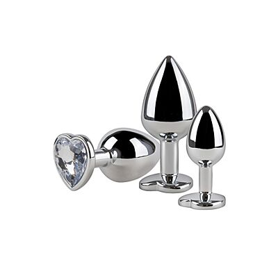 Anal plug set S Pleasures Metal LIA
