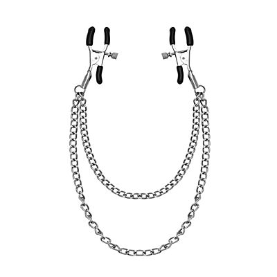 Tepelklemmen S Pleasures verstelbaar met ketting