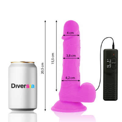FlexiVibe - Vibrerende Flexibele Dildo 20.5 cm - Paars