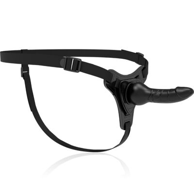 Fetish submissive arnãs silicona negro realistic 16cm