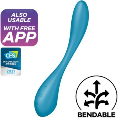 Buigzame G-Spot Vibrator Blauw