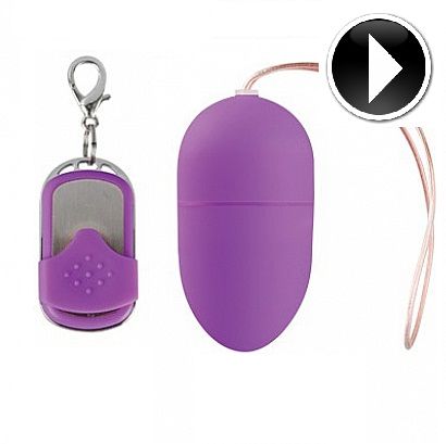 Huevo vibrador medium 10 velocidades control remoto lila