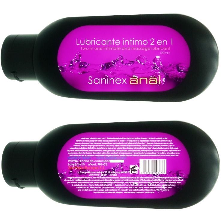 Saninex lubricante anal 120 ml