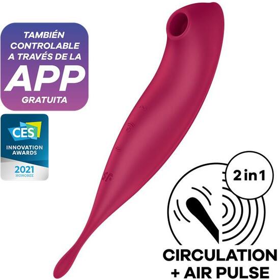 TwirlSuck Vibrator Wand - Roze