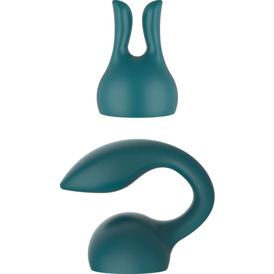 Groene X-Silicone Masseur