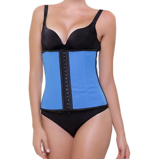 Corset latex appearance azul